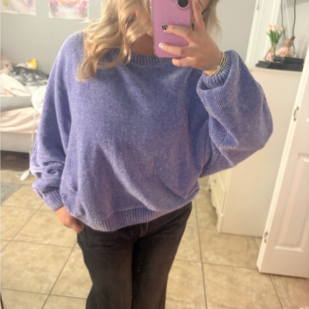 Lavender Women's Cardigan Sweater